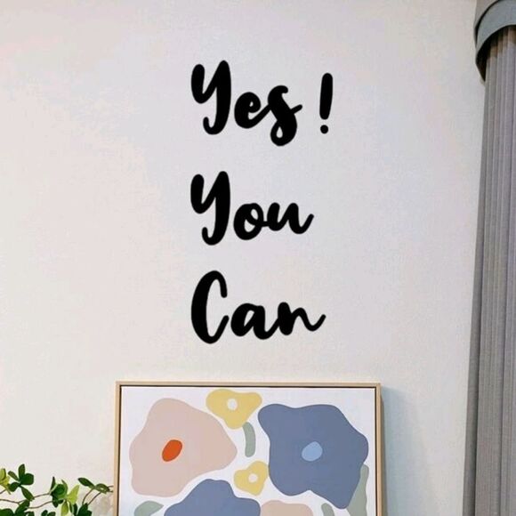 Yes You Can! Wall Sticker - Picture 2 of 4